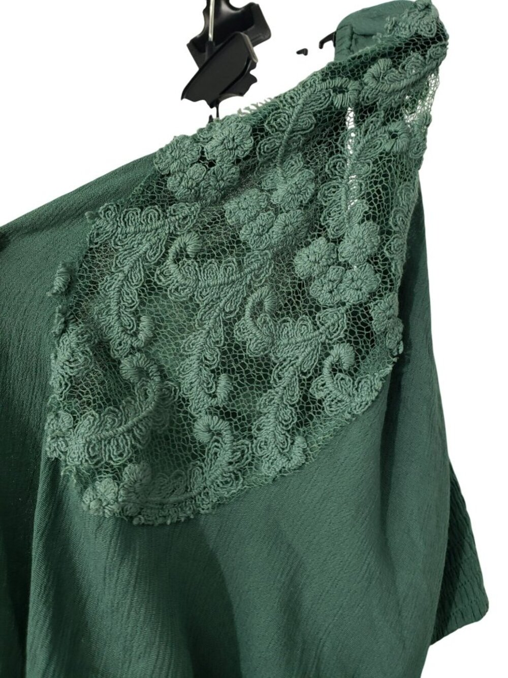 Miss Me Green Orange Milkmaid Mermaid Top Whimsigoth Medium Forest Fairy - Picture 6 of 12
